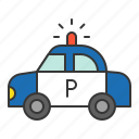 car, police, police car, policeman, transport, vehicle