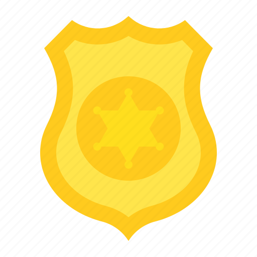 Badge, emblem, police, police badge icon - Download on Iconfinder