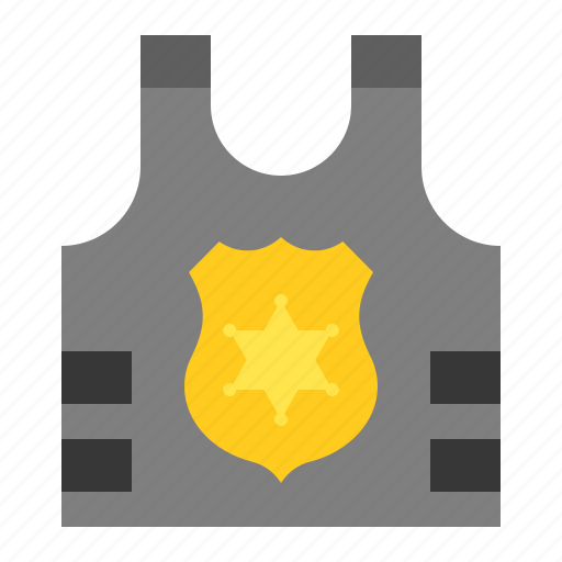Armor, plate vest, police, protection icon - Download on Iconfinder