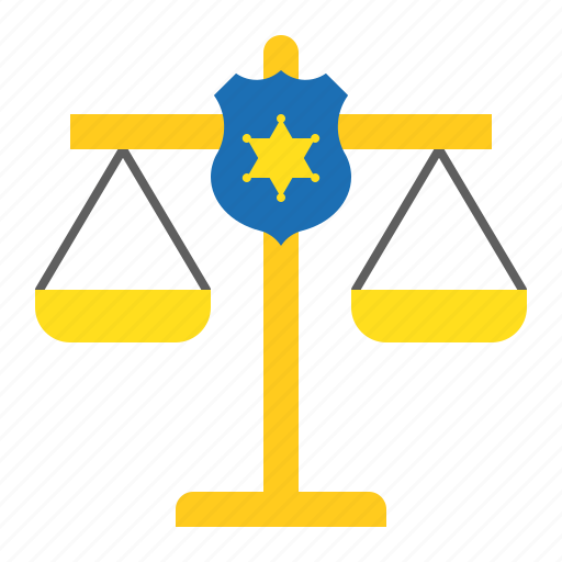 Balance, fair, justice, police, scale icon - Download on Iconfinder