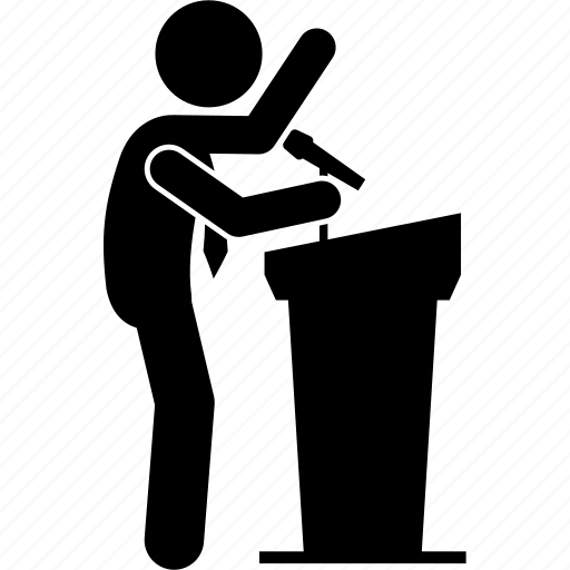 Lectern, leader, revolution, campaign, politician, speech, leadership icon - Download on Iconfinder