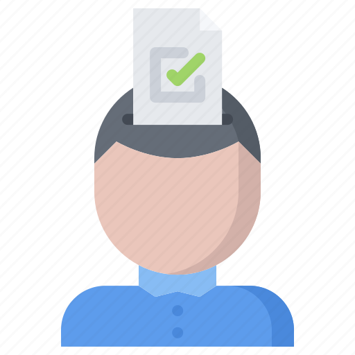 Ballot, head, politics, think, vote, voter, voting icon - Download on Iconfinder