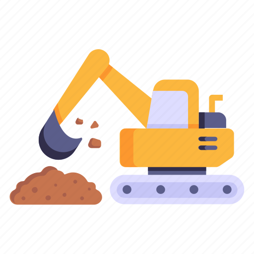 Digging crane, machinery, industrial crane, crane, heavy machinery icon - Download on Iconfinder