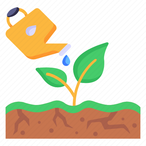 Plantation, watering plants, gardening, watering can, plants icon - Download on Iconfinder