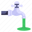 water tap, faucet, water pollution, sewage pollution, water flow