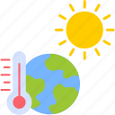 hot, weather, high, summer, sun, temperature, termometer