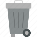 trash, can, bin, delete, remove, garbage, recycle