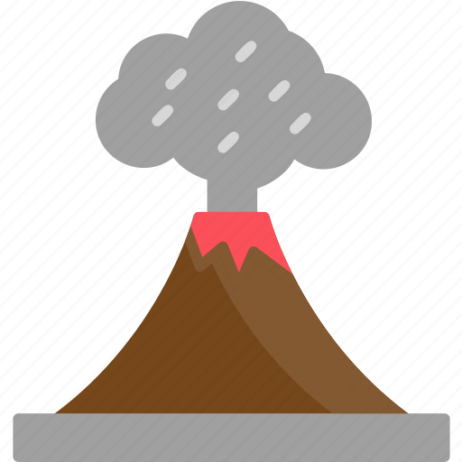 Volcano, fire, hot, landscape, lava, place, travel icon - Download on Iconfinder