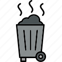trash, clean, delete, garbage, recycle, bin