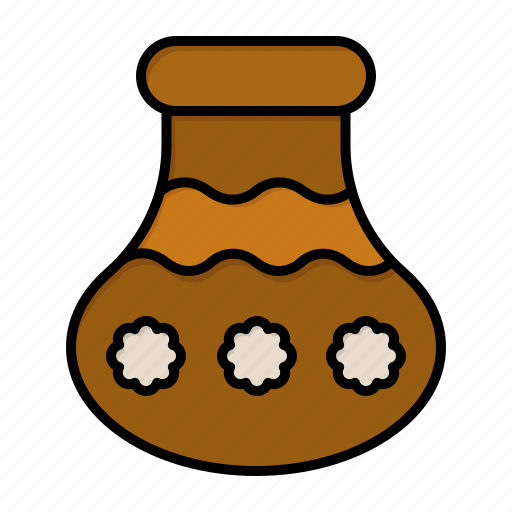 Festival, pongal, pot, sand, water icon - Download on Iconfinder