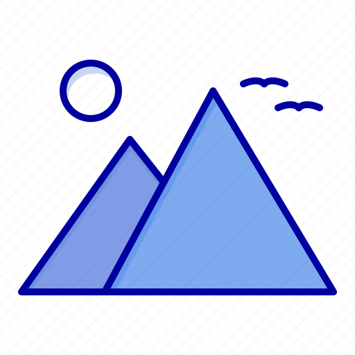 Egypt, giza, landmark, pyramid, sun icon - Download on Iconfinder