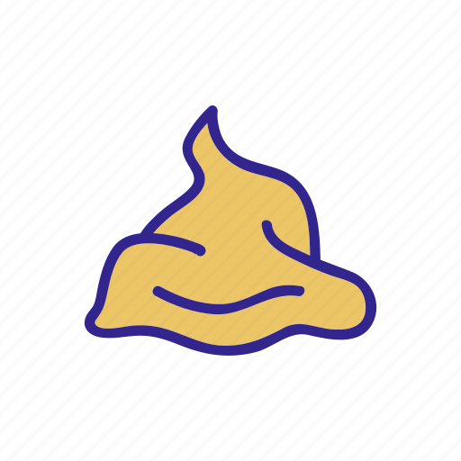 Excrement, outline, pile, poop, shit, smell, soft icon - Download on Iconfinder