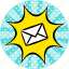 popart, inbox, mail, envelope, email, letter, message 