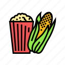 popcorn, corn, yellow, pop, cinema, white