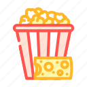 cheese, popcorn, food, snack, cinema, movie