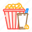 popcorn, soda, drink, food, snack, cinema 