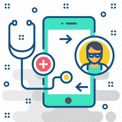 Healthcare, mobile, app, communication, medical, smartphone icon - Download on Iconfinder
