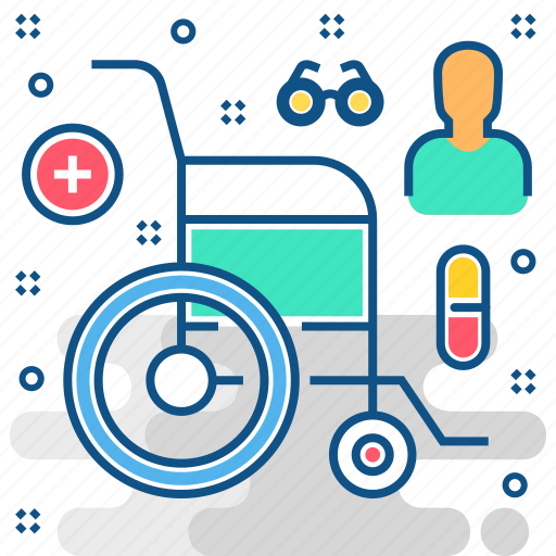 Wheelchair, ambulance, emergency, handicapped, hospital, medical, patient icon - Download on Iconfinder