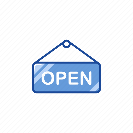 Hang, open, open shop, store icon - Download on Iconfinder