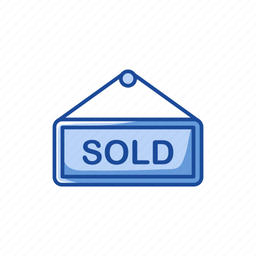 Sign, sold, sold sign, for sale icon - Download on Iconfinder