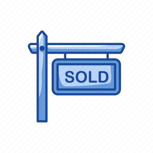 Sold, tag, realtor sold sign, sold sign icon - Download on Iconfinder