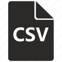 csv, file, format, table