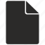 empty, file, format, new, document, paper, sheet 