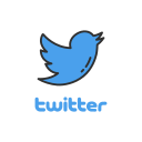 brid, twitter, twitter button, twitter logo icon