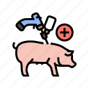 pig, vaccination, pork, farm, animal, piglet