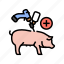 pig, vaccination, pork, farm, animal, piglet 