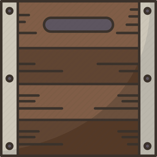 Crate, box, wooden, goods, warehouse icon - Download on Iconfinder