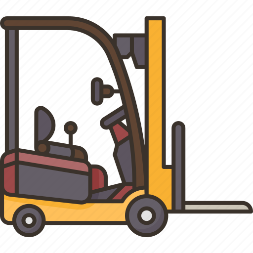 Forklift, tractor, warehouse, load, cargo icon - Download on Iconfinder