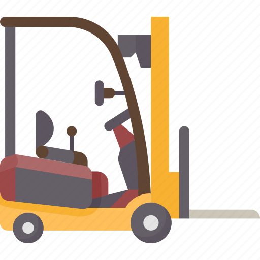Forklift, tractor, warehouse, load, cargo icon - Download on Iconfinder
