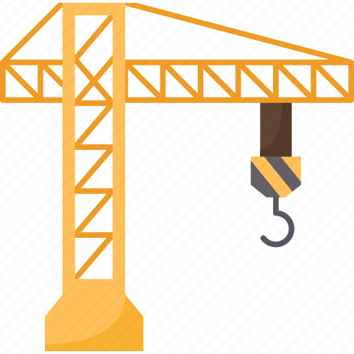 Crane, machinery, hook, load, industry icon - Download on Iconfinder