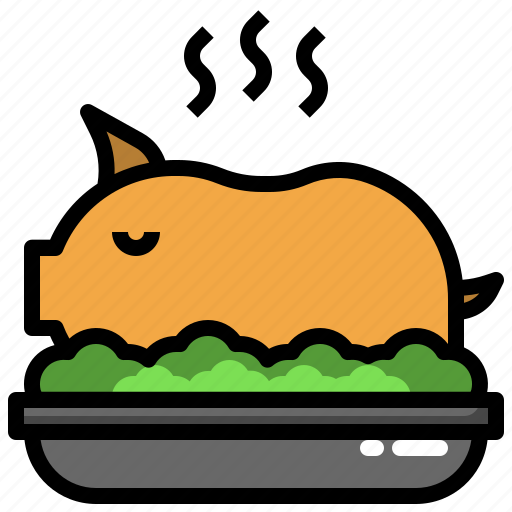 Da, pig, leito, tradition, pork, restaurant icon - Download on Iconfinder