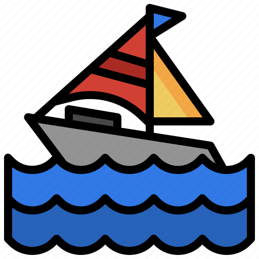 Ship, sail, yatch, boat, sailboat icon - Download on Iconfinder