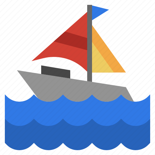 Boat, sail, yatch, ship, sailboat icon - Download on Iconfinder