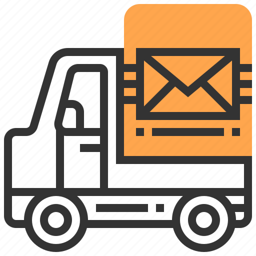 Letter, mail, post, postage, postal, car, transportation icon - Download on Iconfinder