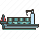 cargo, ship, export, vessel, freight