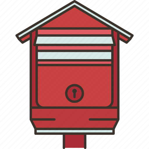 Postbox, mailbox, postage, letter, receive icon - Download on Iconfinder