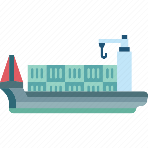 Cargo, ship, export, vessel, freight icon - Download on Iconfinder