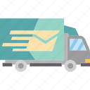 delivery, truck, express, shipment, cargo