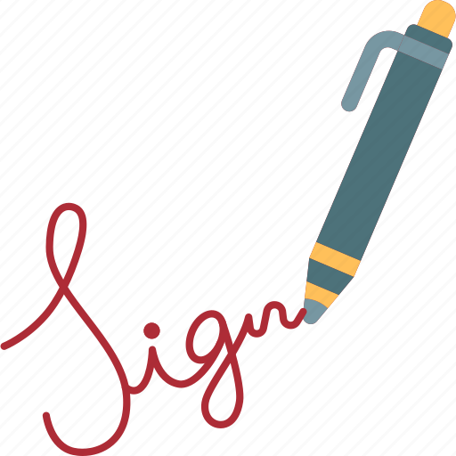 Signature, name, autograph, handwriting, letter icon - Download on Iconfinder