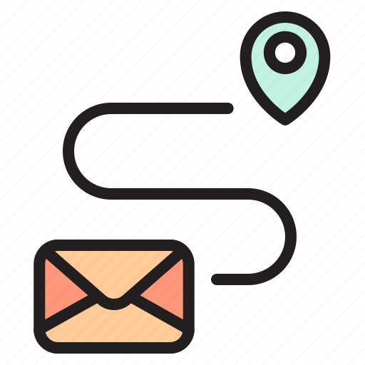 Location, gps, mail, letter, delivery, postal, service icon - Download on Iconfinder
