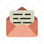 letter, mail, envelope, message, postal 