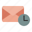 schedule, time, mail, letter, notification 