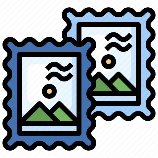 Stamp, postage, rectangular, vertical icon - Download on Iconfinder