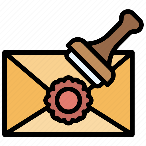 Stamp, rubber, certificate, envelope, communications icon - Download on Iconfinder