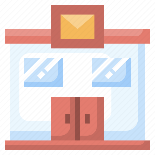 Post, office, architecture, city, buildings, mail icon - Download on Iconfinder