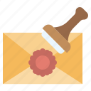 stamp, rubber, certificate, envelope, communications